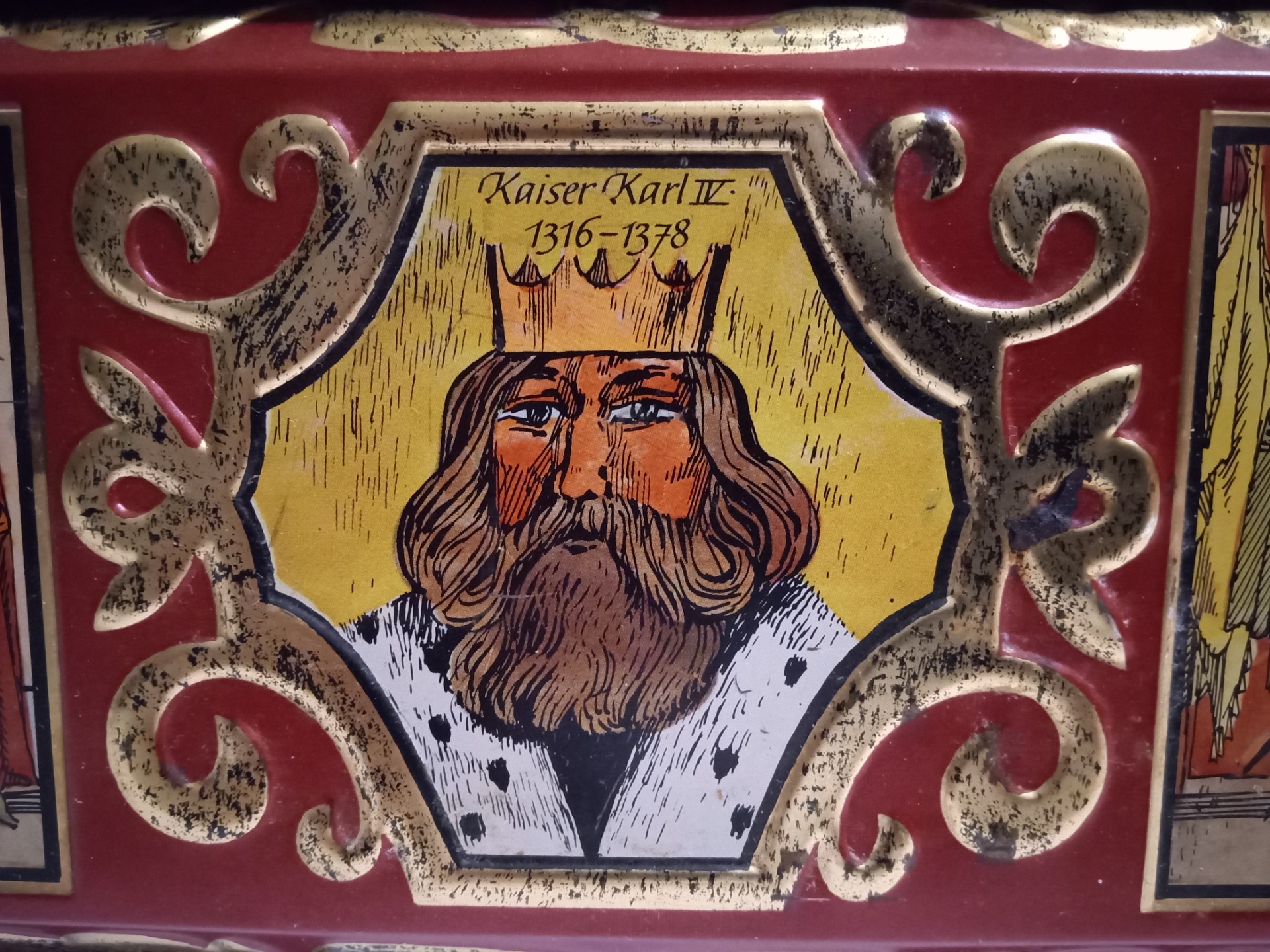 Kaiser Karl IV; 1316 - 1378; Regarded as the Father of the Czech Republic; famous Charles Bridge named for him.