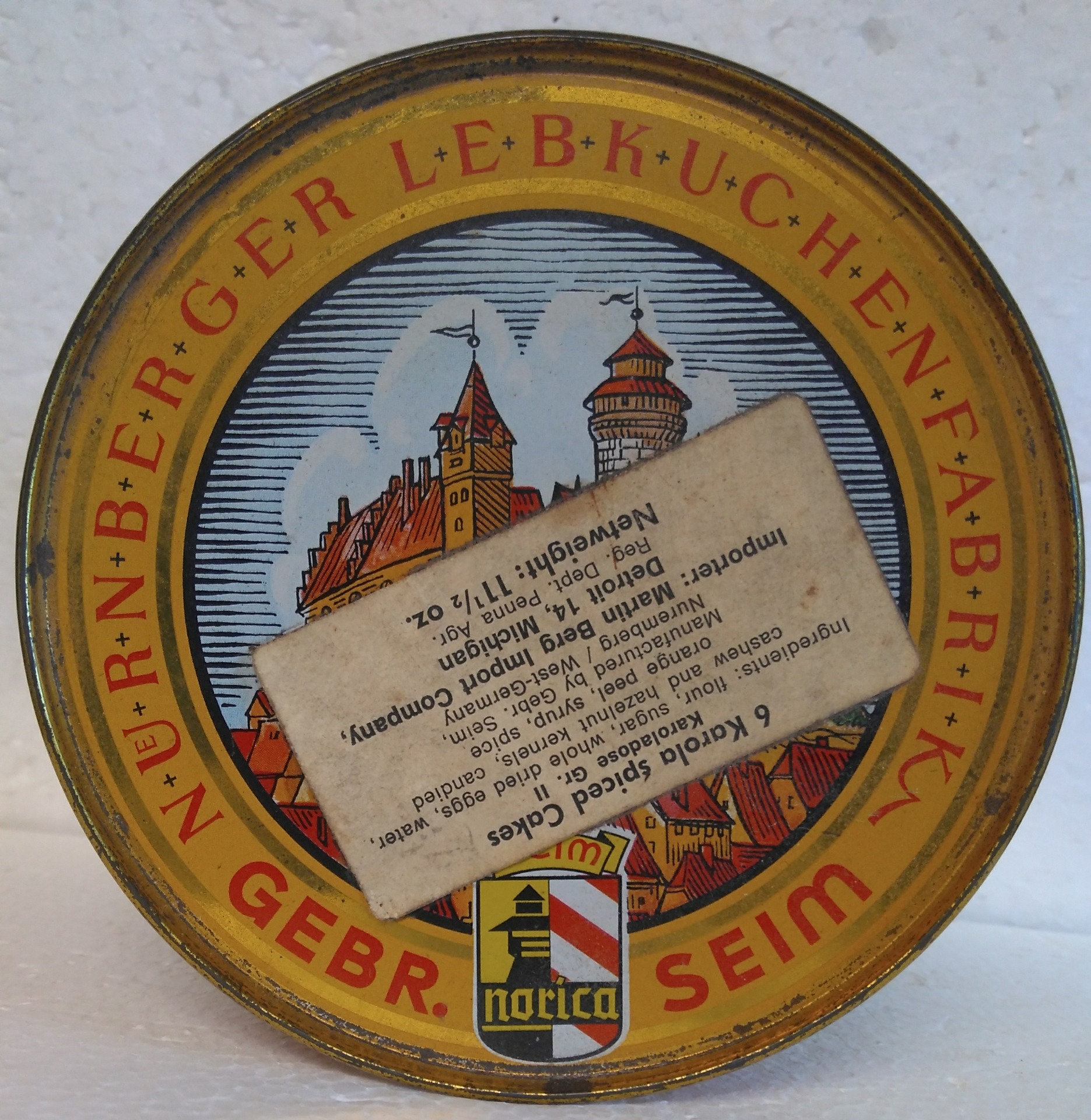 1961 or 1962 - Imported from Germany to Michigan right as the Berlin Wall was going up which created East & West Germany for 28 years.