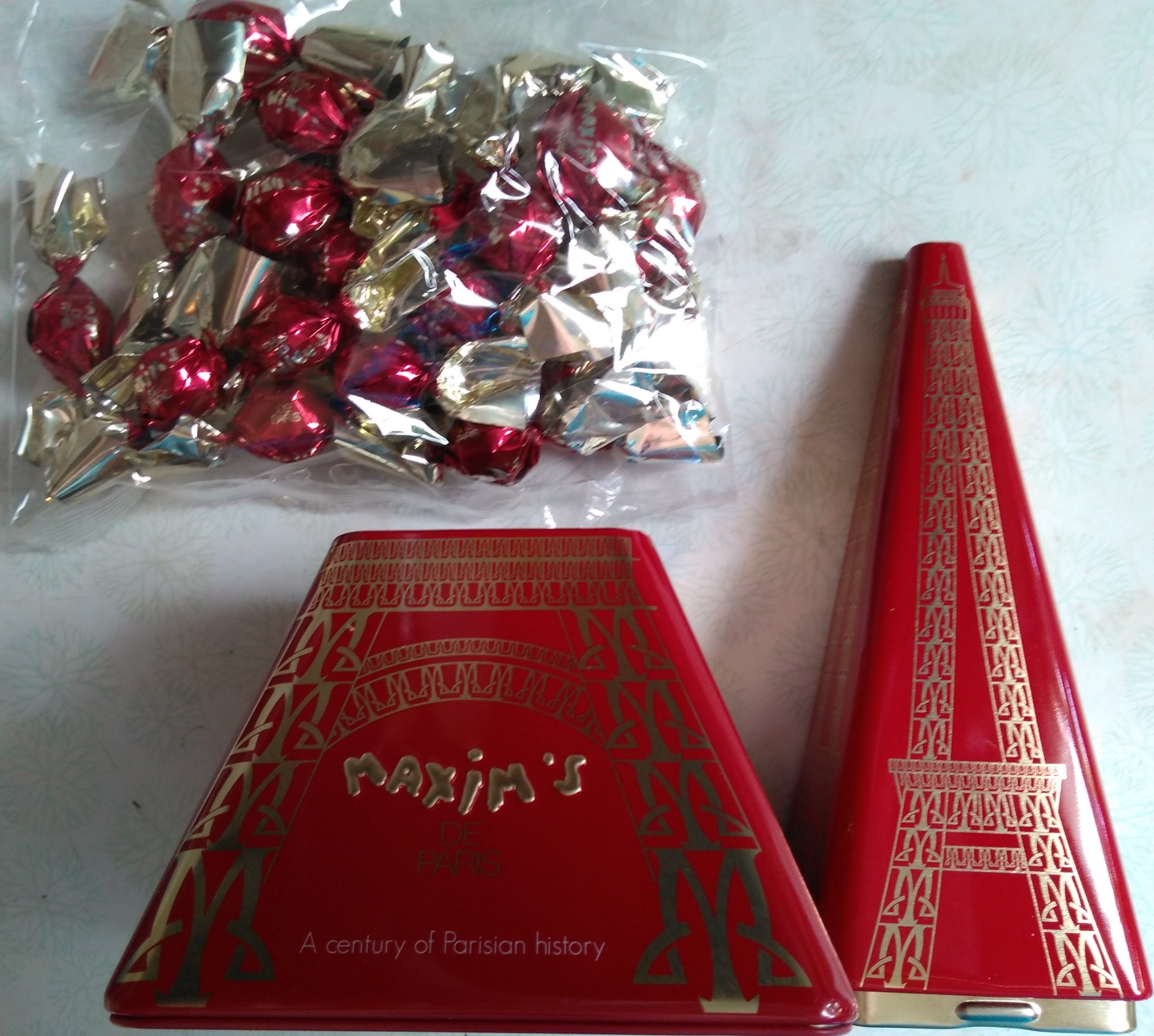 Sold for the 2019 Christmas holiday season, & at least through 2023. Imported to the U.S. by HomeGoods/Marshalls/TJMaxx; 4" sq. x 8.25" H