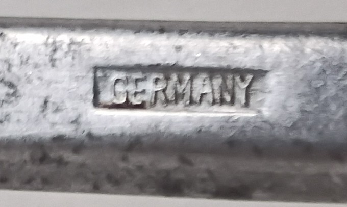 Dipper Ladle - "Alumi- num, Germany"; 3 1/4"rd. cup x 11 1/2"